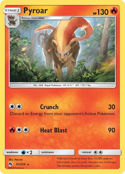 SM8: Pyroar (Reverse Holofoil)