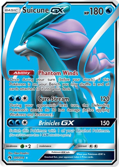 SM8: Suicune GX (Full Art) (Holofoil)