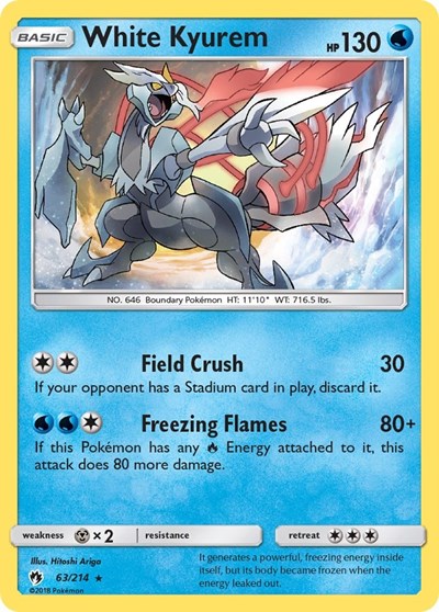 SM8: White Kyurem (Reverse Holofoil)