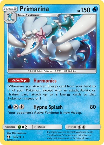 SM8: Primarina (Reverse Holofoil)