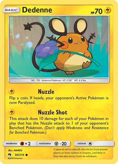 SM8: Dedenne (84) (Reverse Holofoil)