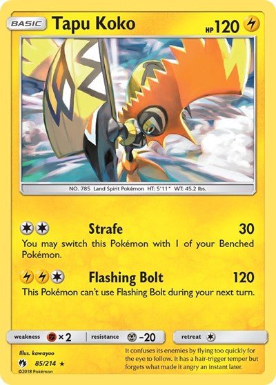 SM8: Tapu Koko (Reverse Holofoil)