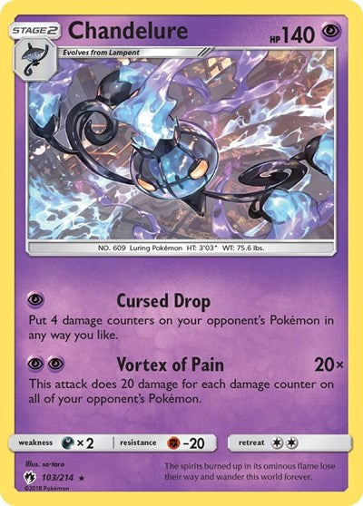 SM8: Chandelure (Reverse Holofoil)
