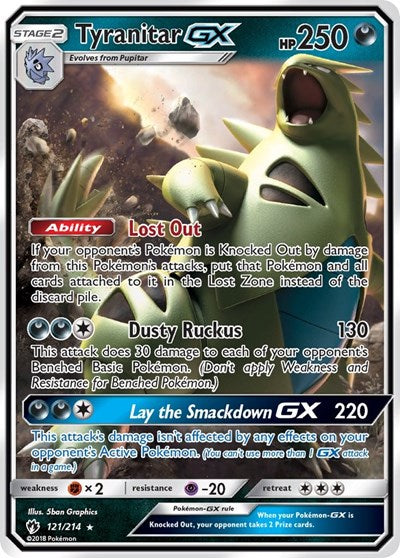 SM8: Tyranitar GX (Holofoil)