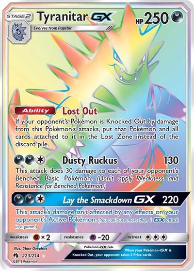 SM8: Tyranitar GX (Secret) (Holofoil)