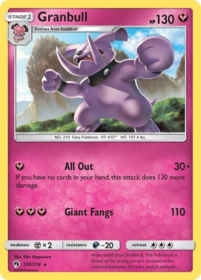 SM8: Granbull (Reverse Holofoil)