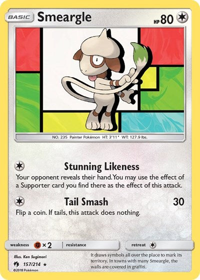 SM8: Smeargle (Reverse Holofoil)