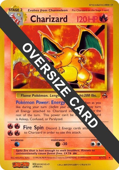 PR: Charizard - 4/102 (CoroCoro Promo) (Holofoil)