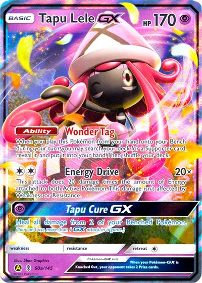 PR: Tapu Lele GX - 60a/145 (Holofoil)