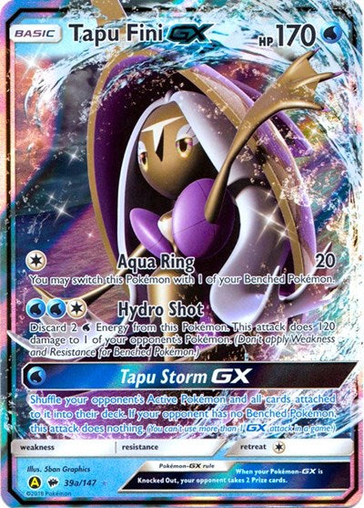 PR: Tapu Fini GX - 39a/147 (Holofoil)
