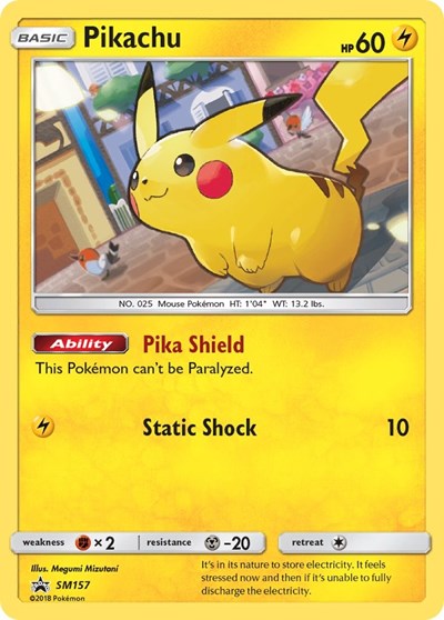 SMP: Pikachu - SM157 (Holofoil)