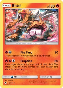 PR: Entei - 47/214 (SM Lost Thunder) (Holofoil)