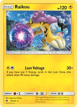 PR: Raikou - 79/214 (SM Lost Thunder) (Holofoil)