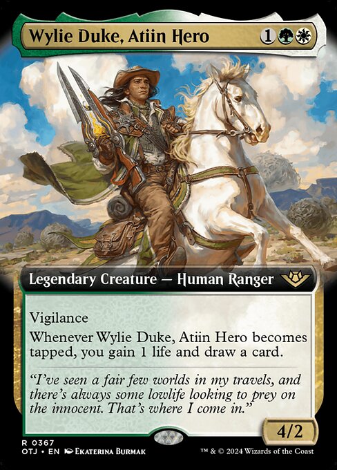 OTJ: Wylie Duke, Atiin Hero (Extended Art)