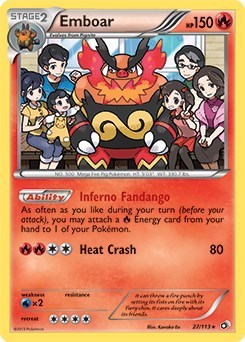 PR: Emboar - 27/113 (Legendary Treasures)