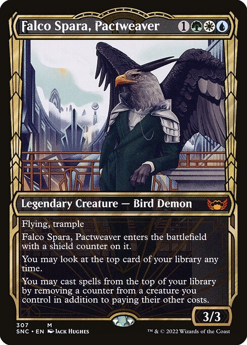 SNC: Falco Spara, Pactweaver (Showcase) (Foil)