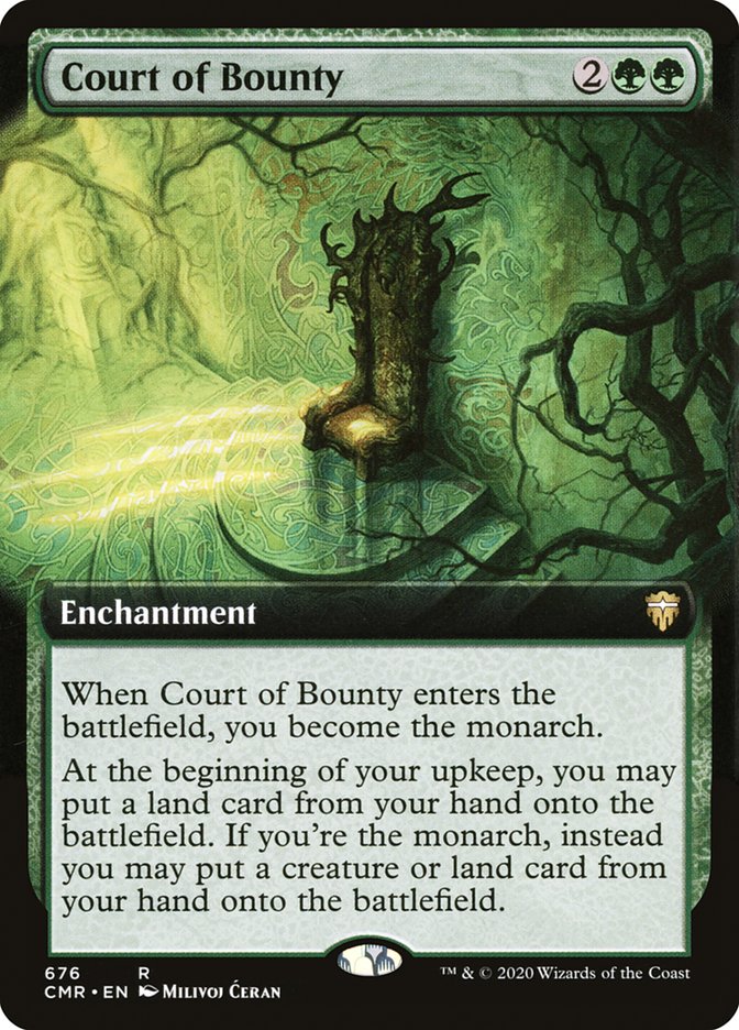 Court of Bounty (Extended Art) [Foil] :: CMR