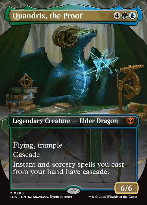 SOS: Quandrix, the Proof (Borderless) (Foil)