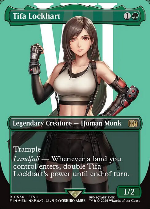 FIN: Tifa Lockhart (Borderless) (Surge Foil)