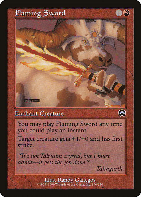 MMQ: Flaming Sword (Foil)