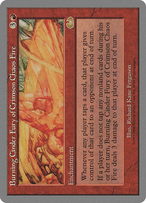 UGL: Burning Cinder Fury of Crimson Chaos Fire