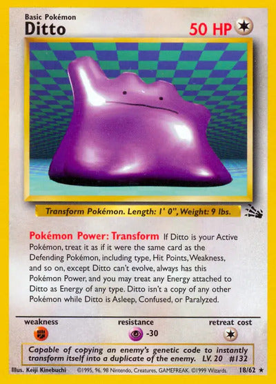 Ditto (18) 18/62 Unlimited Fossil