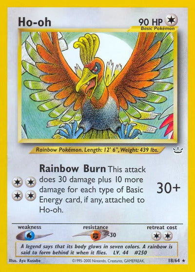 Ho-oh (18) 18/64 Unlimited Neo Revelation