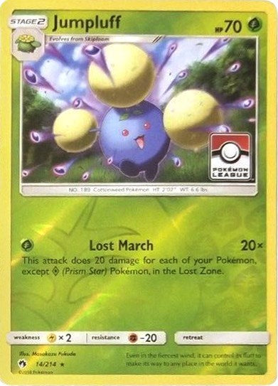 PR: Jumpluff - 14/214 (Pokemon League) (Reverse Holofoil)