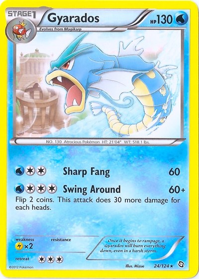 BLE: Gyarados - 24/124 (Cosmos Holo) (Holofoil)
