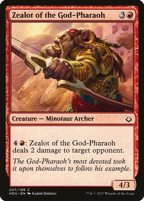 HOU: Zealot of the God-Pharaoh