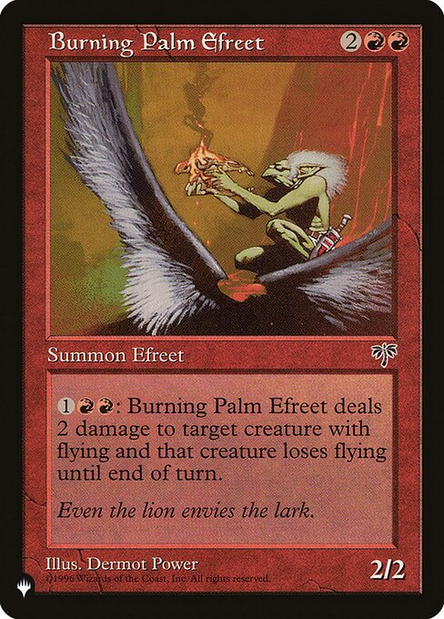 PLST: Burning Palm Efreet