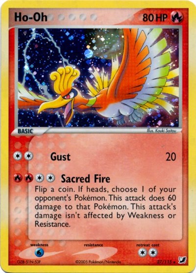 PR: Ho-Oh - 27/115 (Cosmos Holo) (Holofoil)
