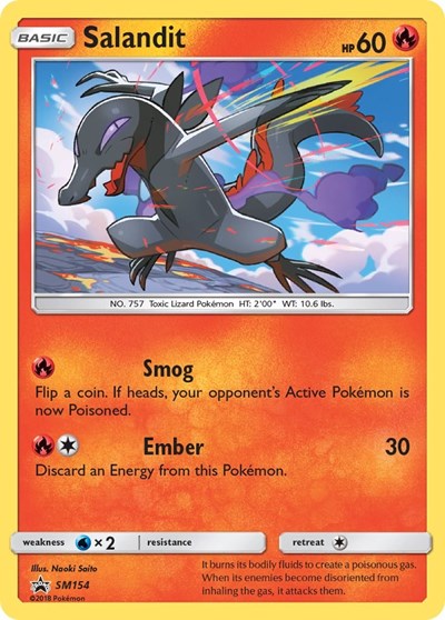 SMP: Salandit - SM154 (Holofoil)