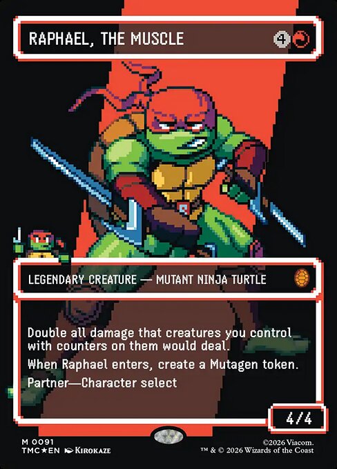 TMC: Raphael, the Muscle (0091) (Borderless) (Surge Foil)