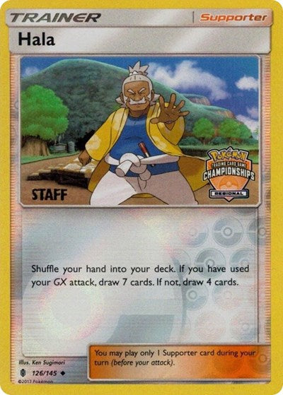 PR: Hala - 126/145 (Regional Championships) [Staff] (Reverse Holofoil)