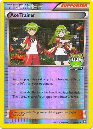 PR: Ace Trainer - 69/98 (International Challenge) [Staff] (Reverse Holofoil)