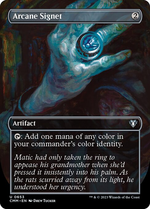 CMM: Arcane Signet (Borderless) (Foil)