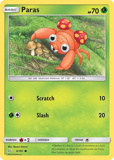 SM9: Paras (Reverse Holofoil)