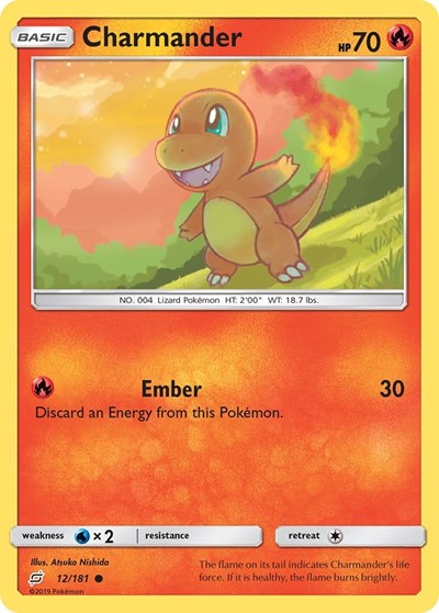 SM9: Charmander (12) (Reverse Holofoil)