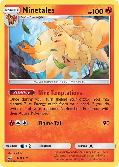 SM9: Ninetales (Reverse Holofoil)