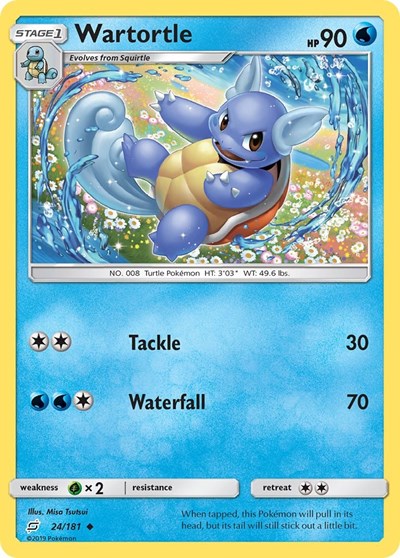 SM9: Wartortle (Reverse Holofoil)