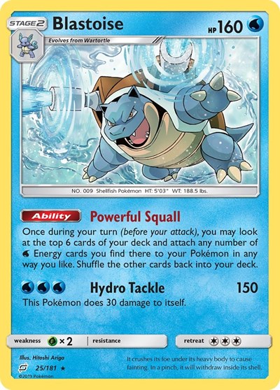 SM9: Blastoise (Reverse Holofoil)