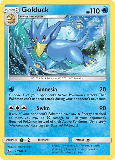 SM9: Golduck (Reverse Holofoil)