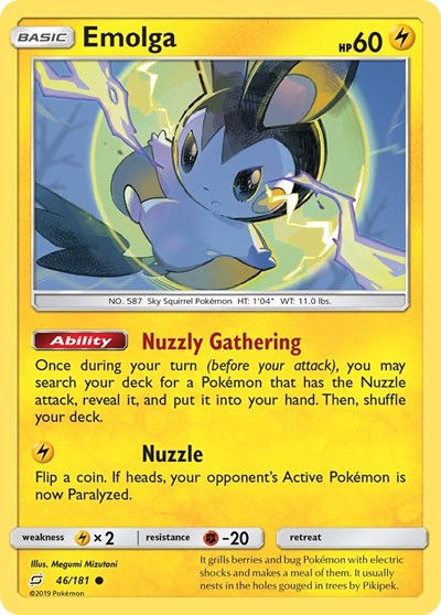 SM9: Emolga (Reverse Holofoil)
