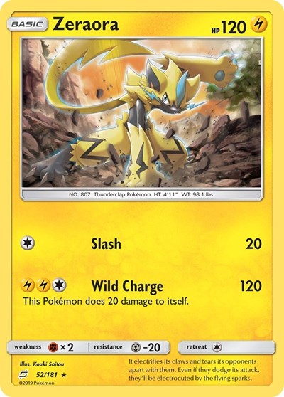 SM9: Zeraora (Reverse Holofoil)