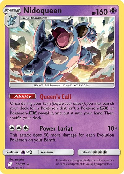 SM9: Nidoqueen (Reverse Holofoil)