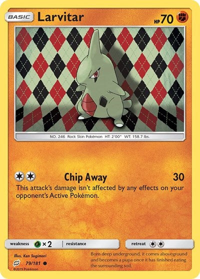 SM9: Larvitar (Reverse Holofoil)