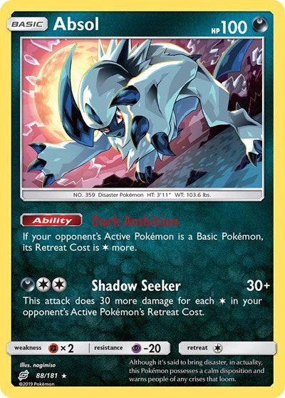 SM9: Absol (Holofoil)