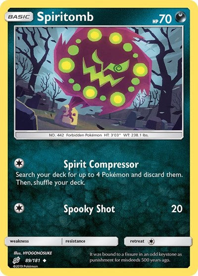 SM9: Spiritomb (Reverse Holofoil)