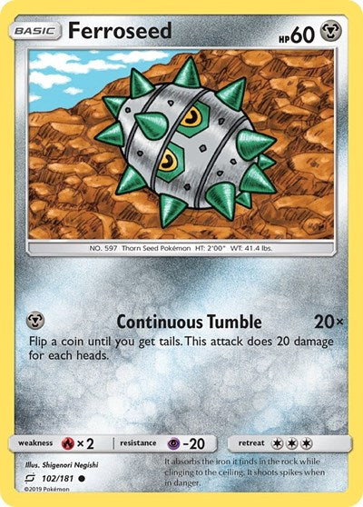 SM9: Ferroseed (Reverse Holofoil)